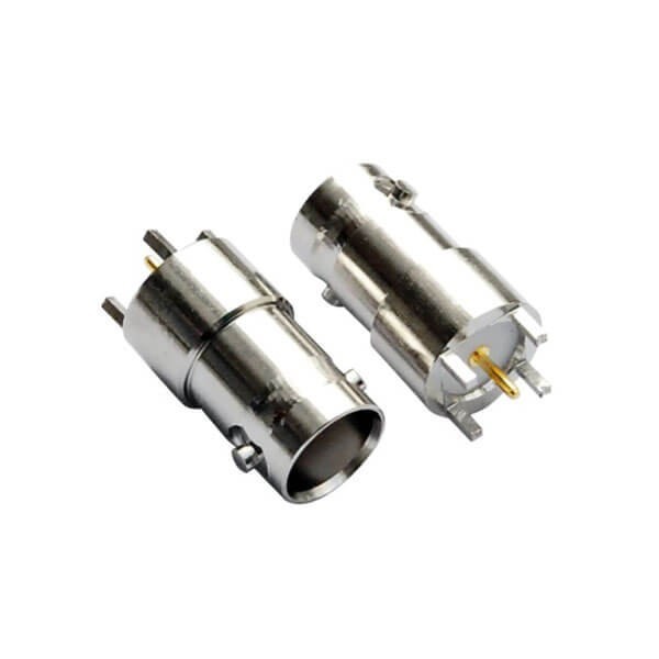 BNC连接器 5引脚直式射频同轴 PCB板端 BNC连接器 5引脚直式射频同轴 PCB板端