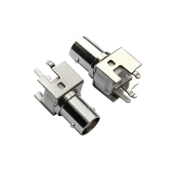 bnc射频连接器 直式同轴母头 PCB板端 bnc射频连接器 直式同轴母头 PCB板端