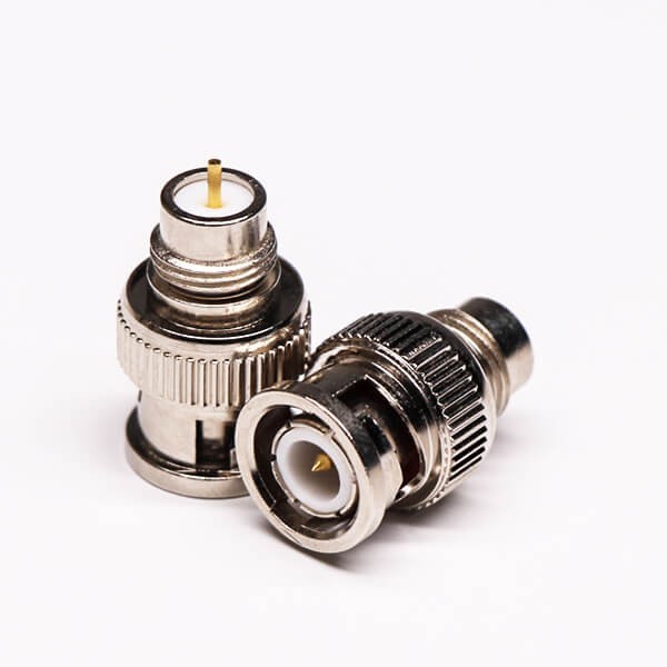bnc同轴连接器公头注塑成型直式带花纹接线 bnc同轴连接器公头注塑成型直式带花纹接线