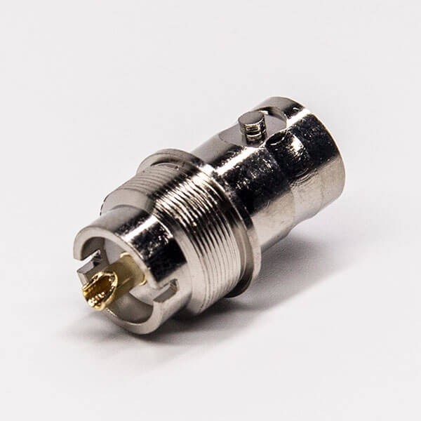 bnc母头焊线式同轴连接器直式180度接线 bnc母头焊线式同轴连接器直式180度接线