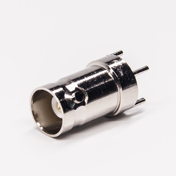 bnc直插接口母头接PCB板式射频同轴连接器 bnc直插接口母头接PCB板式射频同轴连接器