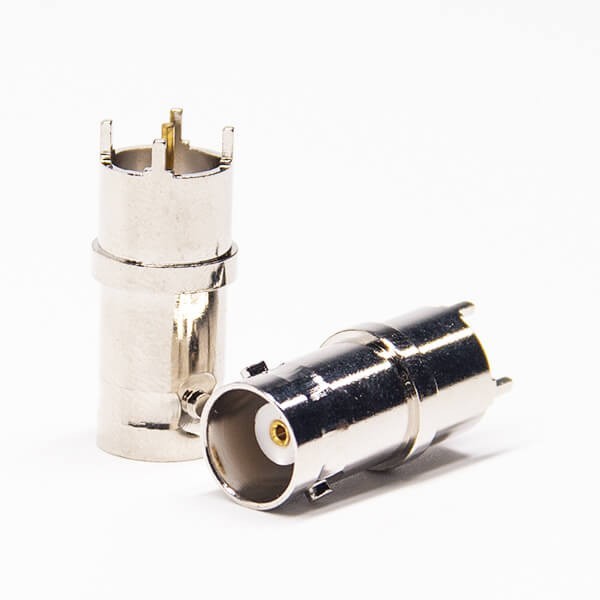 bnc直型母头射频同轴连接器插板式接PCB板 bnc直型母头射频同轴连接器插板式接PCB板