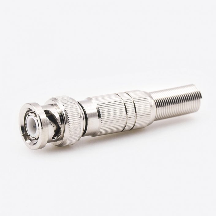 BNC连接器带弹簧头直式接线焊接用于SYV-50-5-1 BNC连接器带弹簧头直式接线焊接用于SYV-50-5-1