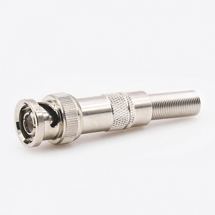 SYV-50-4BNC公头直型接线焊接连接器带弹簧 SYV-50-4BNC公头直型接线焊接连接器带弹簧
