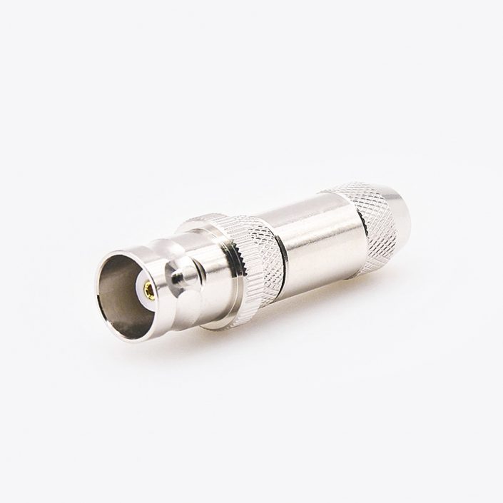 用于RG58/RG142的BNC连接器母头直式接线焊接 用于RG58/RG142的BNC连接器母头直式接线焊接