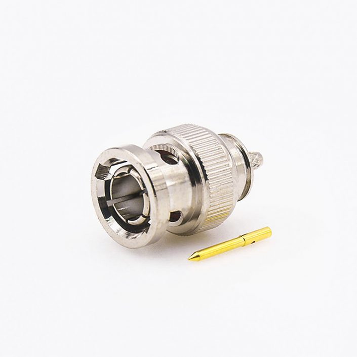 RG174/RG316连接器公头直式75Ω压接 RG174/RG316连接器公头直式75Ω压接
