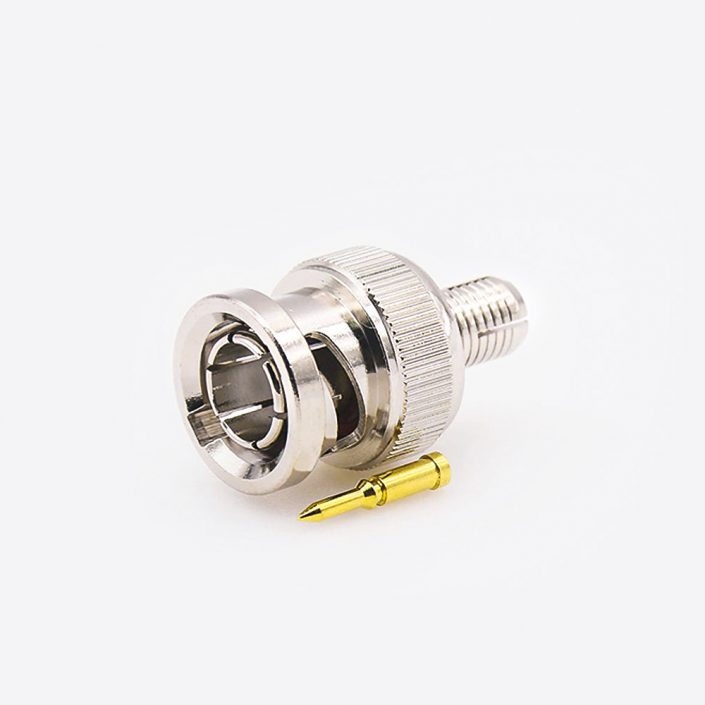 BNC75Ω连接器用于SYV-50-4接线压接公头直式 BNC75Ω连接器用于SYV-50-4接线压接公头直式