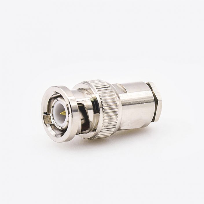 BNC接线RG58/RG142连接器公头直式螺母锁紧 BNC接线RG58/RG142连接器公头直式螺母锁紧