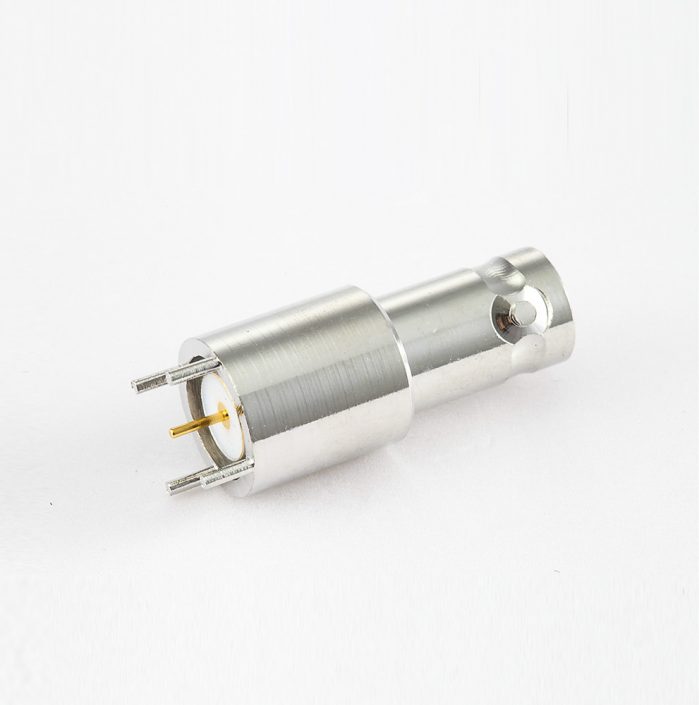PCB安装BNC连接器母头180度插孔50Ω PCB安装BNC连接器母头180度插孔50Ω