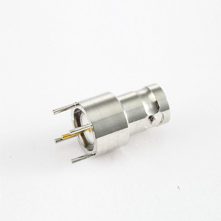 50ΩBNC连接器母头PCB安装插孔180度 50ΩBNC连接器母头PCB安装插孔180度
