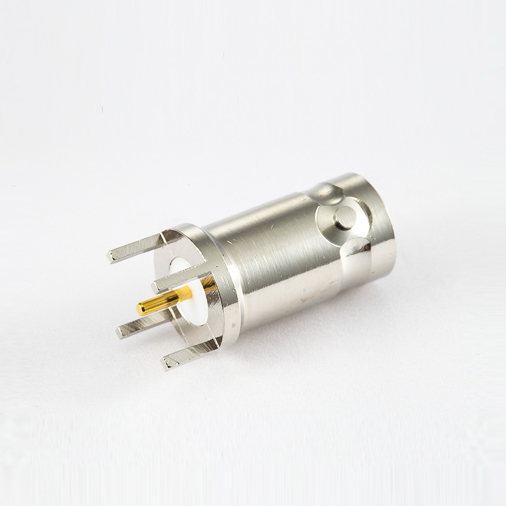 BNC75ohm连接器插座180度PCB安装插孔