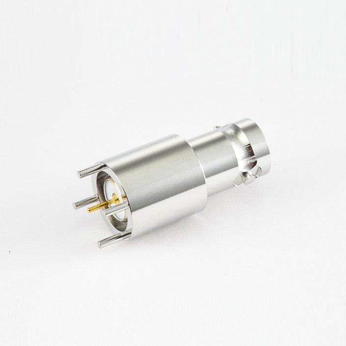 PCB安装BNC连接器母头直插孔50ohm PCB安装BNC连接器母头直插孔50ohm