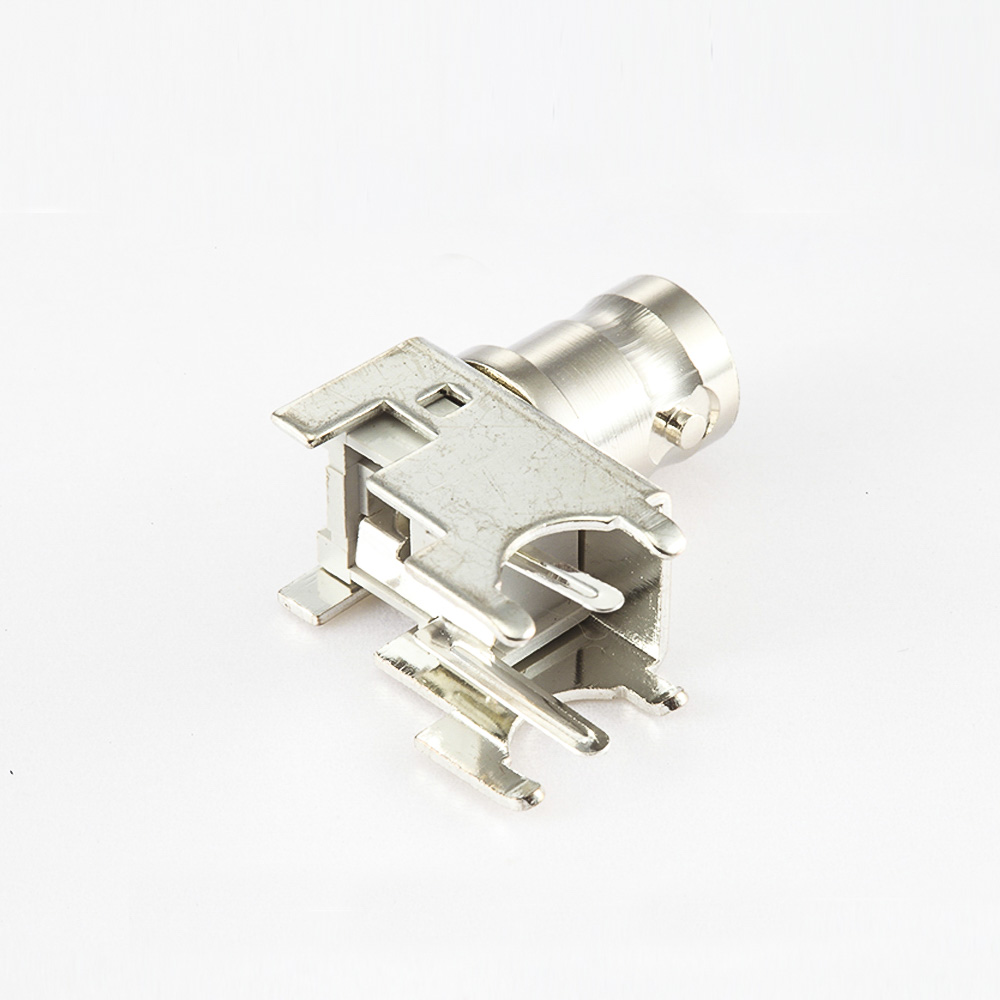 PCB安装BNC连接器母头弯插型50欧姆
