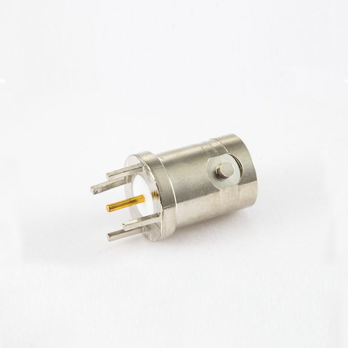 焊接型BNC母连接器用于PCB安装直插孔75ohm 焊接型BNC母连接器用于PCB安装直插孔75ohm