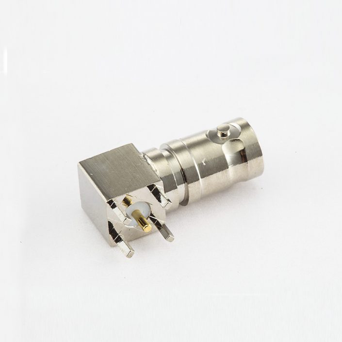 母头BNC连接器PCB安装弯式插孔50ohm 母头BNC连接器PCB安装弯式插孔50ohm