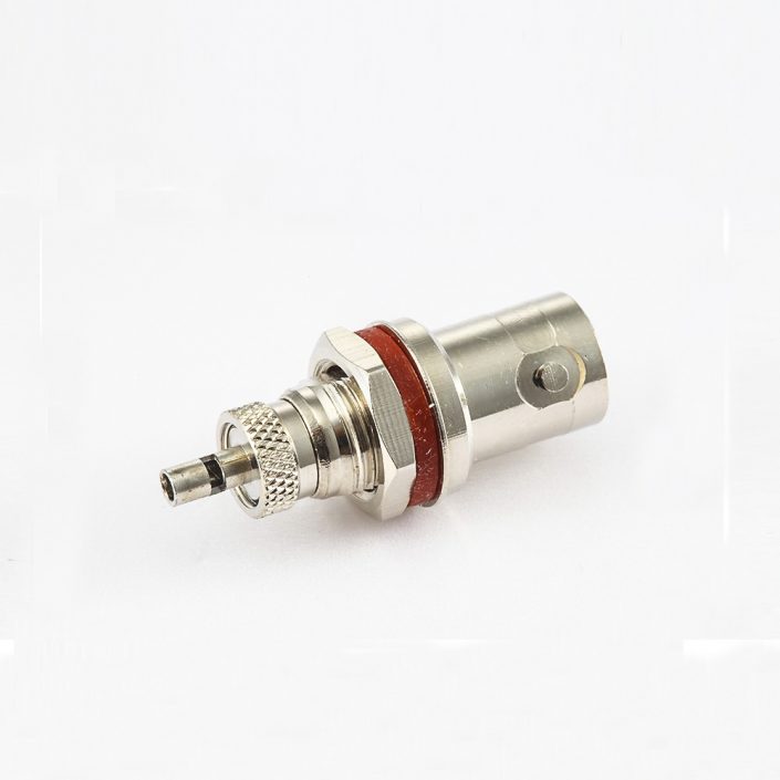 开天窗式焊接接线的防水BNC连接器母头直型面板安装后锁穿墙 开天窗式焊接接线的防水BNC连接器母头直型面板安装后锁穿墙
