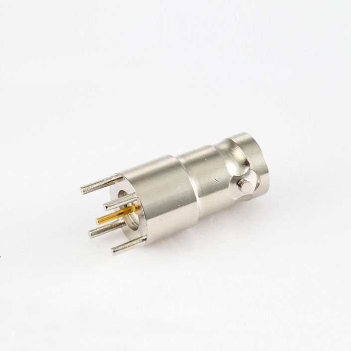 50ohmBNC母头连接器用于PCB直插孔 50ohmBNC母头连接器用于PCB直插孔
