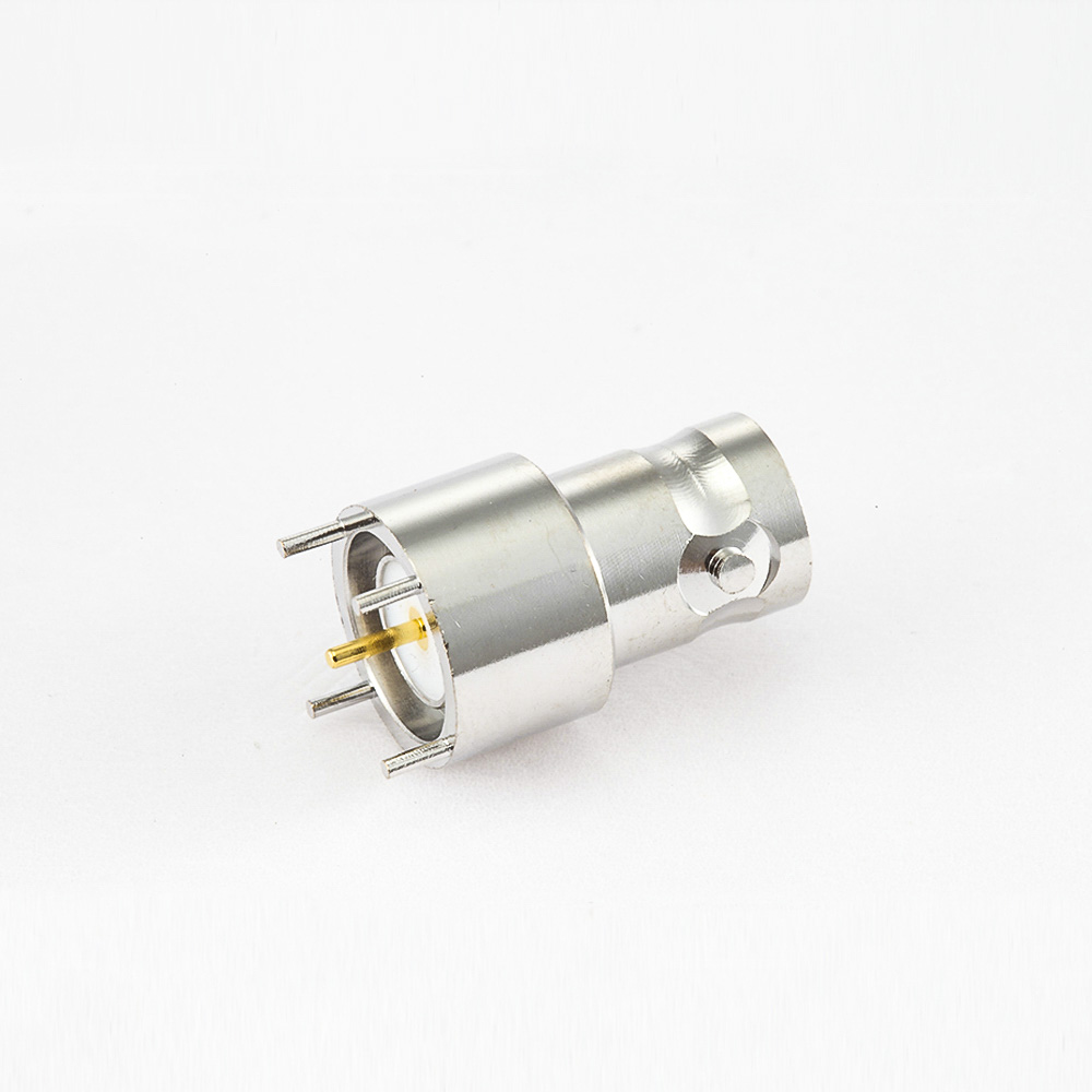 BNC母头用于PCB直插孔50ohm