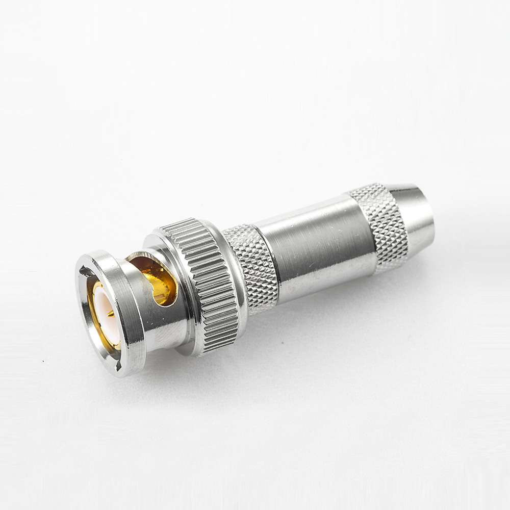 RG179/SYV75-1.5接线公头的180度BNC连接器焊接