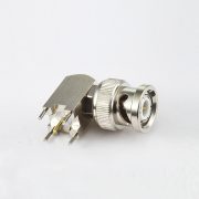 BNC公头连接器弯式PCB安装插孔
