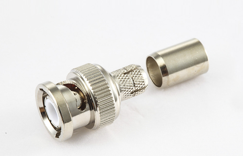 压接SYV50-5接线BNC连接器公头