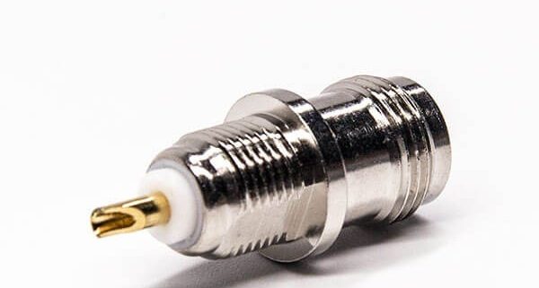 tnc接口连接器直式后锁穿墙母头焊接式接线