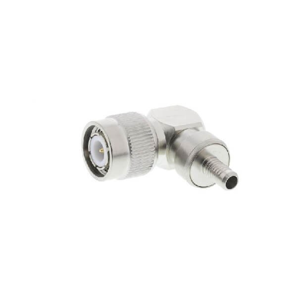 TNC直角公头50Ω电缆安装座RG141的TNC连接器压接端子