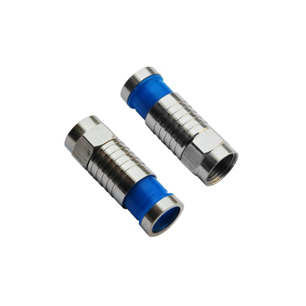 f连接器直式挤压式公头同轴接线RG6_RG11 f连接器直式挤压式公头同轴接线RG6_RG11