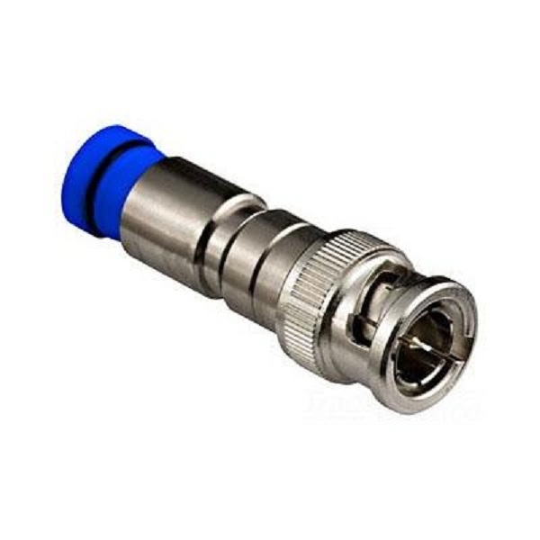 BNC连接器公头压接RG6同轴线缆