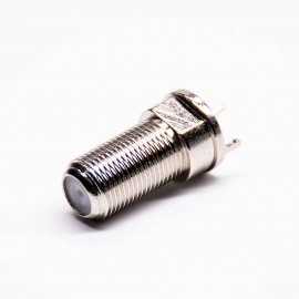 英制F母头直式三脚接PCB板连接器