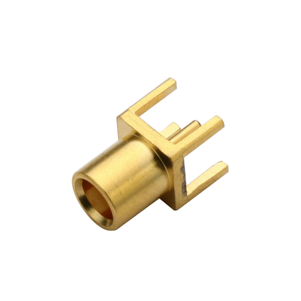 有线电视天线接头母头镀金直式PCB板端mcx连接器 有线电视天线接头母头镀金直式PCB板端mcx连接器