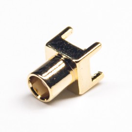 mcx直式连接器母头镀金插PCB板原厂直发