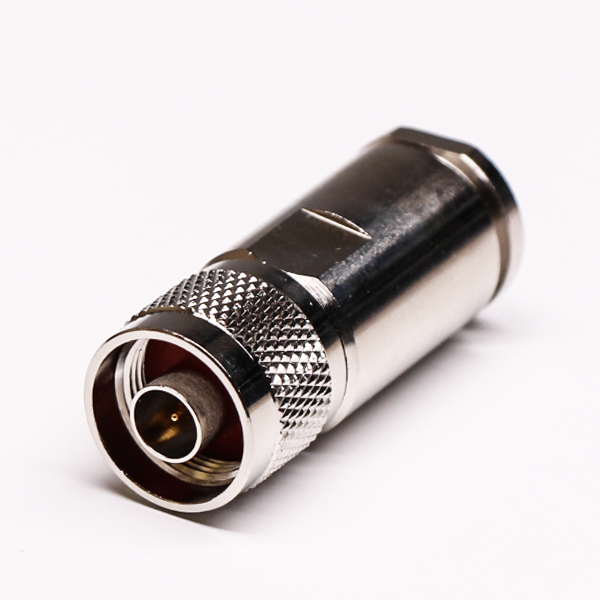 优质射频同轴连接器N型直式公头螺母锁紧