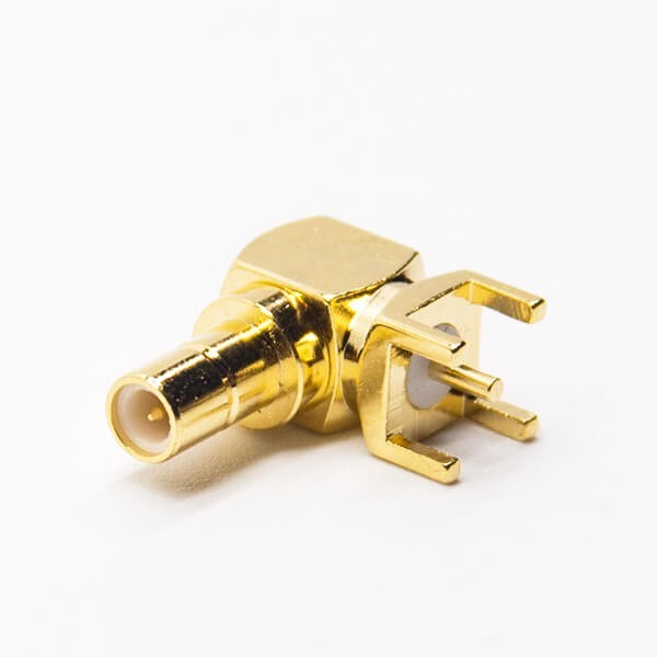 pcb针形引脚5脚smb弯插母头连接器 pcb针形引脚5脚smb弯插母头连接器