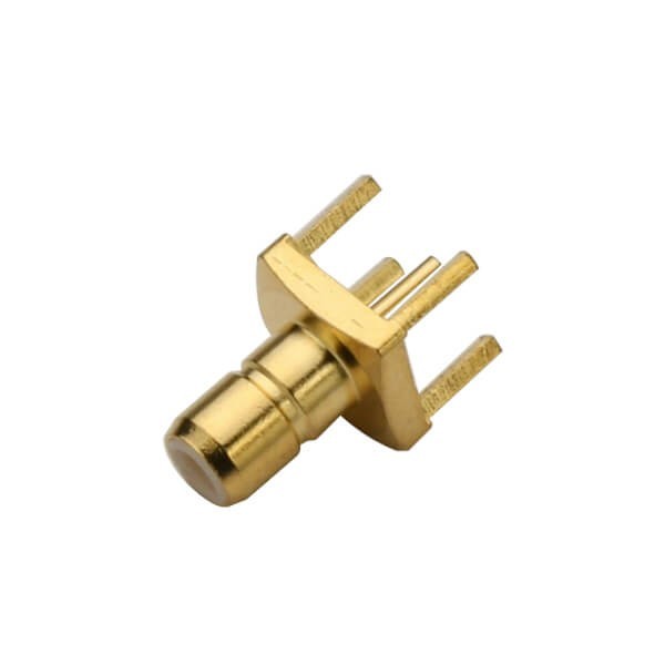pcb连接器 插座板端直插母头smb同轴连接器