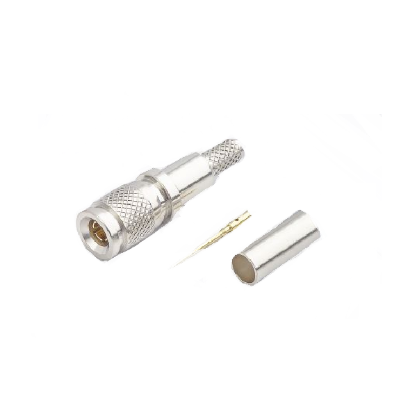 1.0 / 2.3连接器插头压接直75Ω端接电缆安装标准6GHz镀镍