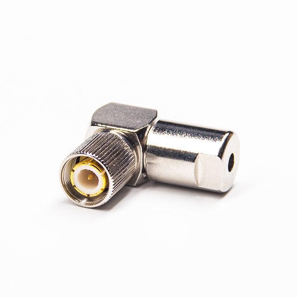 通信din连接器1.6/5.6螺母锁紧弯式公头线缆ST212