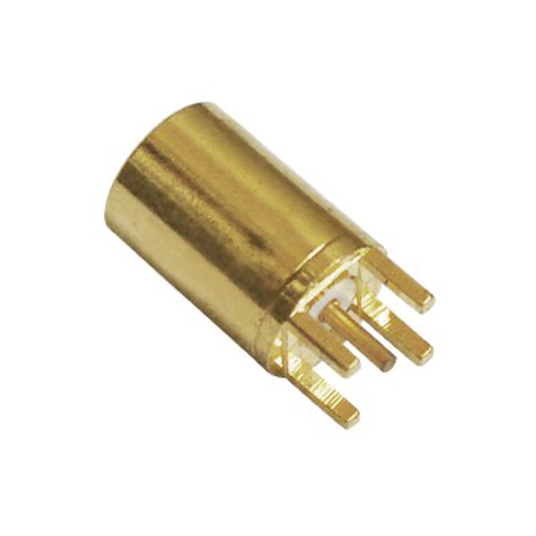 mmcx 连接器镀金母头直插PCB板端