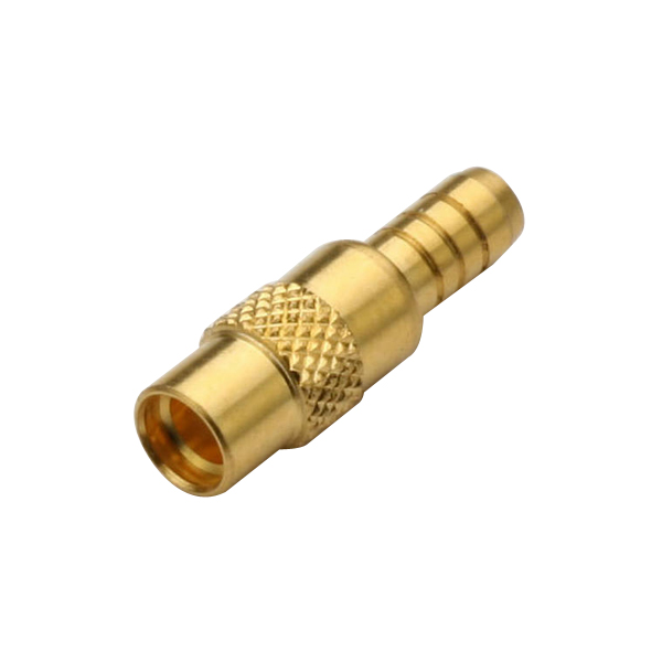 同轴线缆接头母头直式压接式MMCX连接器 接线RG178