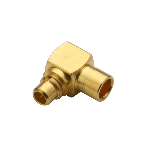有线电视同轴线缆UT085 mmcx连接器弯式焊接公头