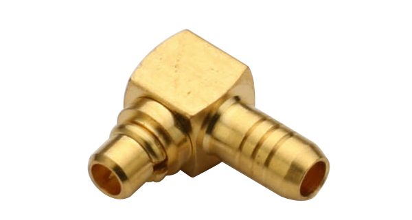 连接线RG316 mmcx弯式压接公头射频同轴连接器