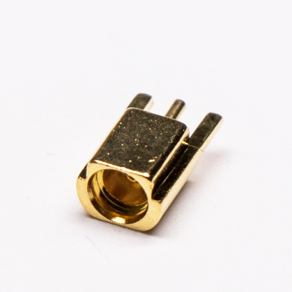 MMCX沉板式母座直式接PCB板镀金