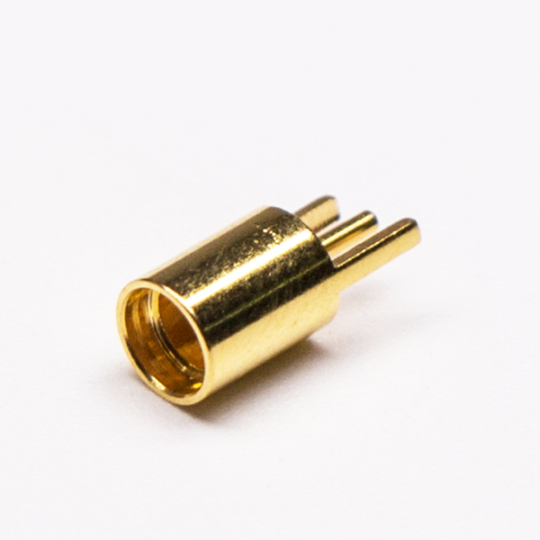 MMCX插座母头直式沉板射频连接器镀金接PCB板