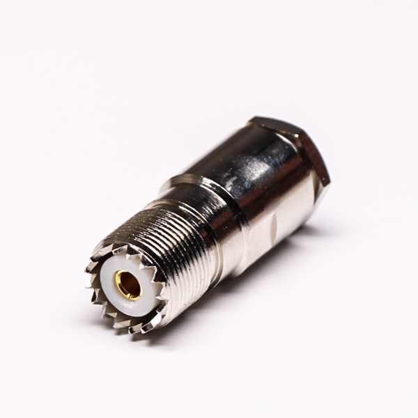 同轴电缆UHF接头母头螺母锁紧直式UHF-SL16-KF9