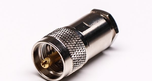 uhf公头连接器同轴接线缆直式金针UHF-50KY