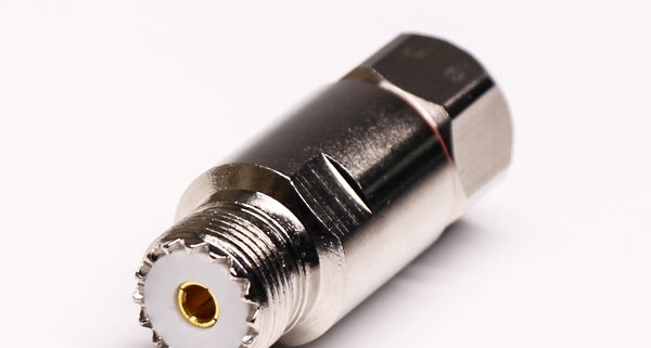 uhf连接器母头直式螺母锁紧UHF-SL16-K1/2