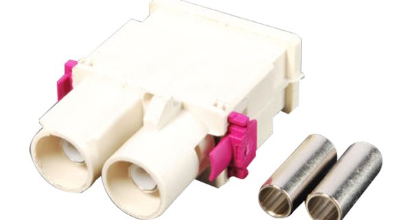 Fakra smb连接器Fakra B双公头连接器用于RG316 RG174接线