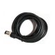 M12注塑线3芯公头单边电缆5M AWG22 IP67防水直式成型线不带屏蔽
