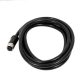 IP67防水连接器 M12连接器12Pin A-Code 母直头带线航空插头1M AWG22不带屏蔽