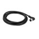 M12连接器8pin A型 母弯头不带屏蔽预铸式带线2M防水插头2M AWG22